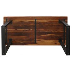 indickynabytok.sk - Jedálenský stôl s kovovými nohami 180x90 cm z indického masívu palisander