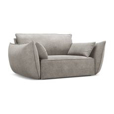 Svetlosivé kreslo Vanda - Mazzini Sofas