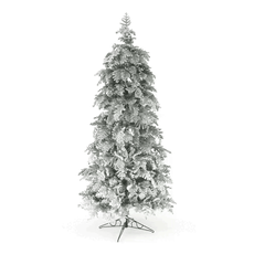 KONDELA Maravel Typ 3 vianočný stromček 245 cm zelená / biela