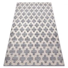 Sivo-krémový štruktúrovaný koberec Comfort Trellis Rozmer: 120x170 cm
