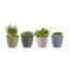 Gardenico Kvetináč Ella matt antracit, pr. 25 cm, pr. 25 cm