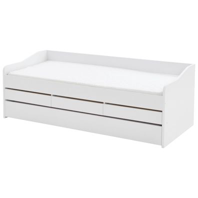 Carryhome VÝSUVNÁ POSTEĽ, 90-180/200 cm biela