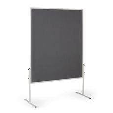 Informačná a moderačná tabuľa, 1200 x 1500 mm, textilná, sivá, nesklopná
