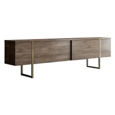 TV stolík v dekore orecha v prírodnej farbe 180x30 cm Luxe – Kalune Design