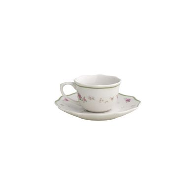 Biele porcelánové šálky v súprave 2 ks na espresso 90 ml Nonna Rosa – Brandani