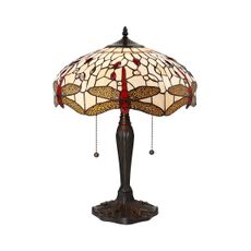 Endon 64085 - Stolná lampa DRAGONFLY 2xE27/60W/230V pr. 41 cm
