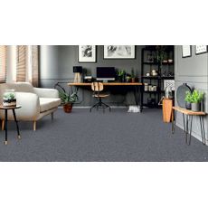 ITC , Metrážny koberec e-blitz 95, na mieru, šíře 4m, šedá, ab (mriežka), chodba / predsieň
