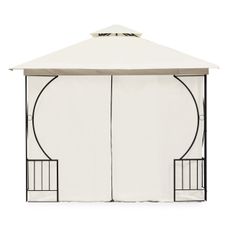 ModernHome Záhradný altánok Pavilón - 3x3m, béžový