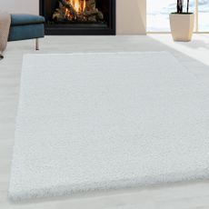 Biely koberec 80x150 cm Fluffy – Ayyildiz Carpets