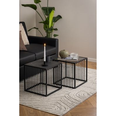 Odkladací stolík v dekore kameňa 40x40 cm Strington – Actona