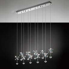 Eglo 93663 - LED Luster na lanku PIANOPOLI 10xLED/2,5W/230V