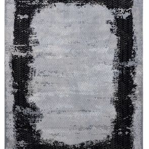 Dywany Łuszczów Kusový koberec Core A004 Frame black/light grey - 200x290 cm