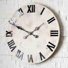 ModernClock Nástenné hodiny Denny svetlo hnedé