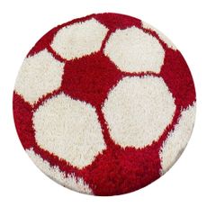 Ayyildiz Kusový koberec Fun 6001 red - 100x100 (priemer) kruh cm