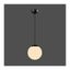 Čierne závesné svietidlo Squid Lighting Efe, výška 120 cm
