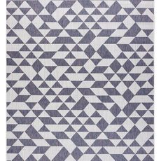 Dywany Łuszczów Kusový koberec Sion Sisal Triangles 22373 ecru/blue-pink – na von aj na doma - 80x150 cm