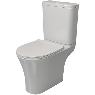 WC Kombi Zara Round Rimless s doskou voľne padajúca