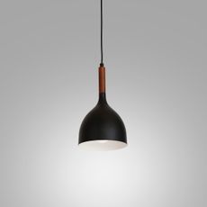 Luster na lanku NOAK WOOD 1xE27/60W/230V