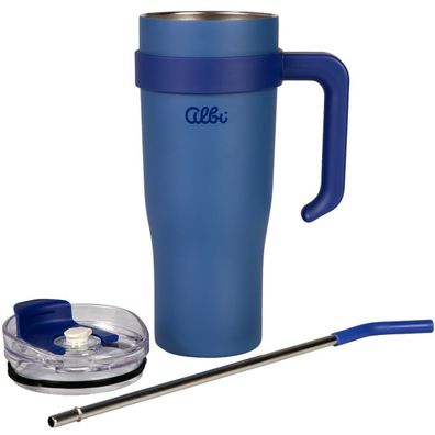 Albi Nehrdzavejúci termohrnček XXL 1200 ml, modrá