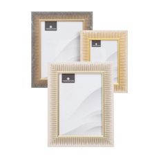 Plastové stojacie/na stenu rámčeky v hnedo-prírodnej farbe v súprave 3 ks 19x24 cm – Casa Selección