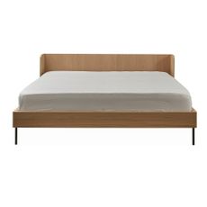 Dvojlôžková posteľ v dekore duba 180x200 cm v prírodnej farbe Wrap – Bonami Selection