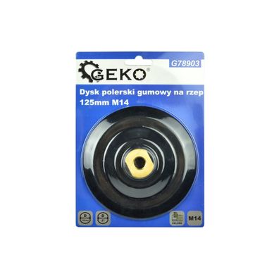 Gumový leštiaci kotúč 125 mm M14 so suchým zipsom (10/60/100)