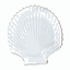 Servírovacie misky, set 4 ks, sklo, PURE SHELLS