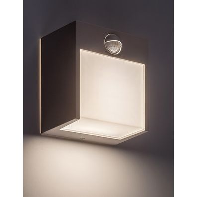 Rabalux 7479-LED Vonkajšie nástenné svietidlo so senzorom BALIMO LED/12W/230V IP44