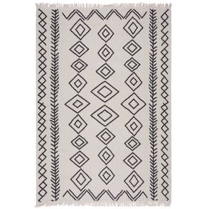 Flair Rugs koberce Kusový koberec Deuce Edie Recycled Rug Monochrome/Black - 120x170 cm