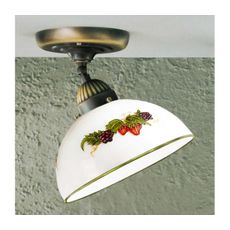 Kolarz 731.10.121 - Prisadený luster NONNA 1xE27/75W/230V pr. 20 cm víno/jahody