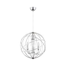 Luster na lanku PIKO 3xE14/10W/230V lesklý chróm