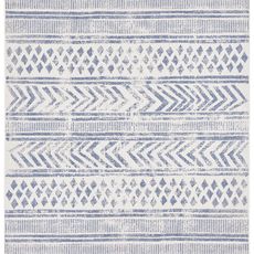 NORTHRUGS - Hanse Home koberce Kusový koberec Twin Supreme 103863 Blue / Cream – na von aj na doma - 80x350 cm