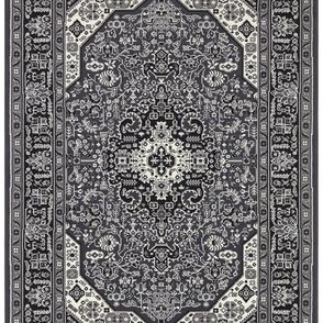 Nouristan - Hanse Home koberce Kusový koberec Mirkan 104436 Dark-grey - 120x170 cm