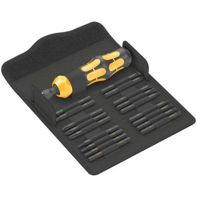 Wera 018110 Rázové kľúče 1/4" Kraftform Plus 900 Set 1 (sada 19 kusov)
