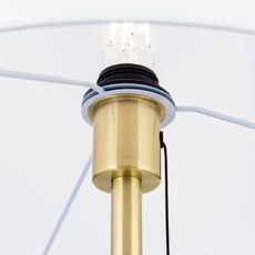 Orion Stl 12-1186/1 - Stojacia lampa LUDWIG 1xE27/40W/230V biela/zlatá