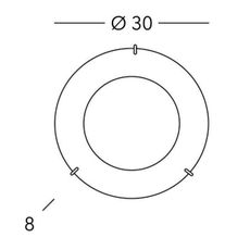 Kolarz A1306.11.3 - Stropné svietidlo MOON 1xE27/60W/230V