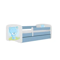 Kocot kids Detská posteľ Babydreams medvedík modrá, varianta 80x180, se šuplíky, bez matrace