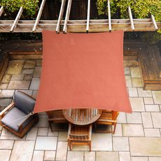 Blumfeldt Štvorcová slnečná clona, 3 x 3 m, polyester, priedušná