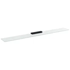 Sapho Pirenei - Polička, dĺžka 80 cm, mliečne sklo/čierna MY009B-06