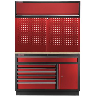 Dielenská zostava PROFI RED, 1360 x 495 x 2000 mm - RTGC1371BAL