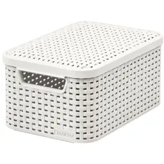 Košík S s vrchnákom Style 6l 205840 krémová