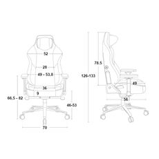 Herná stolička DXRacer CRAFT čierno-červená