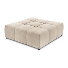 Béžový zamatový modul pohovky Rome Velvet - Cosmopolitan Design