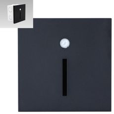 Emithor 70430 - LED Schodiskové svietidlo so senzorom LINE LED/1W/230V čierna
