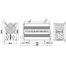 Menič napätia 600W/24V/230V