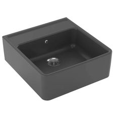 Villeroy & Boch Drezy - Keramický drez 63x60 cm, CeramicPlus, grafit 632061i4