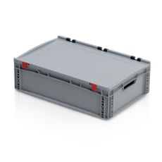 Plastová prepravka s vekom 600 x 400 x 185 mm