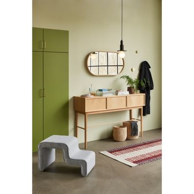 Konzolový stolík v dekore duba v prírodnej farbe 38x150 cm Herringbone – Hübsch