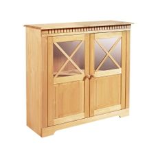 Vitrína z borovicového dreva v prírodnej farbe 95x35 cm Lisa – Støraa