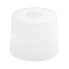 Náhradné sklo k lustru E27 pr. 13 cm biela